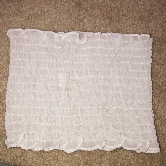 Zaful Tops - white tube top
